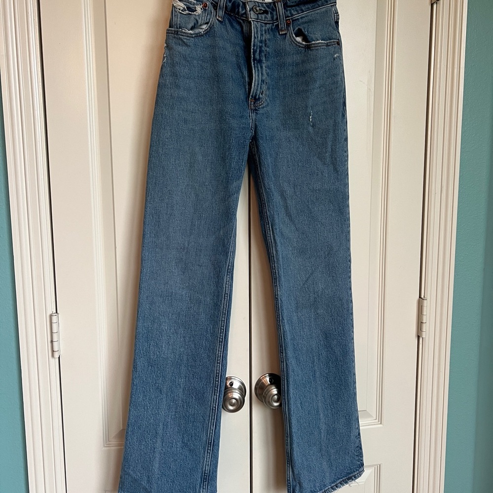 Abercrombie & Fitch Light Blue High Rise Jeans
